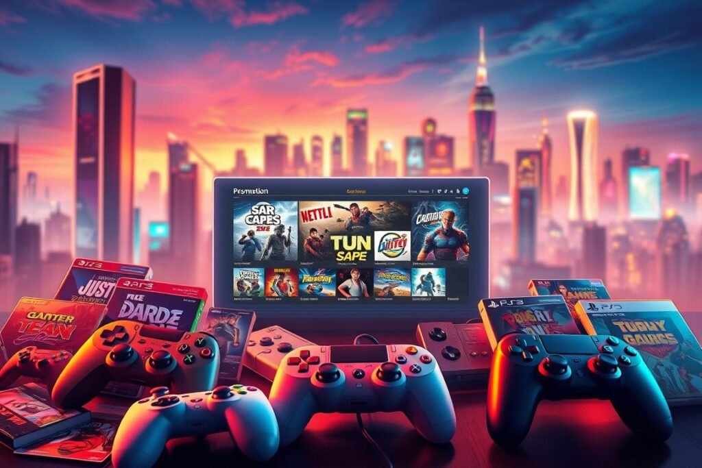clássicos e ofertas nos games