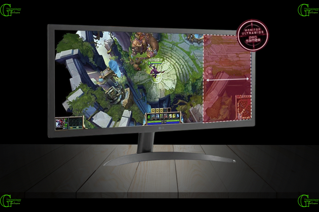 Monitor Gamer LG 25.7" UltraWide Full HD