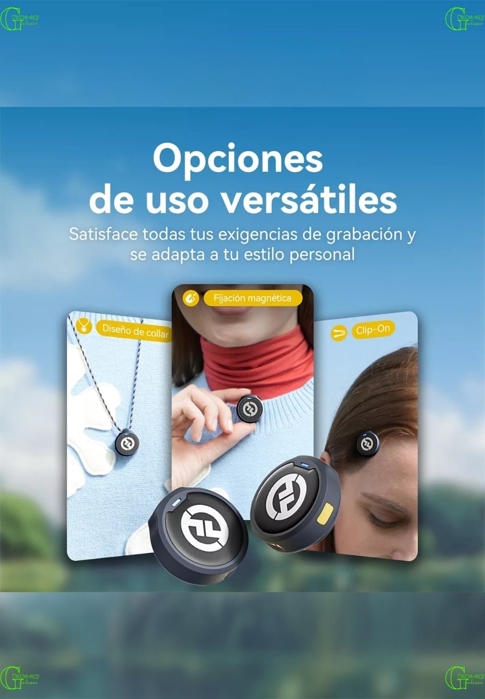 Microfone Hollyland Lark M2 Duo Combo Duplo Para 2 Pessoas Cor Preto