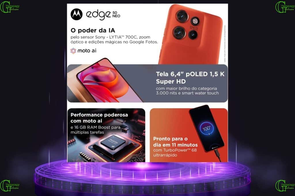Smartphone Motorola Edge 50 Neo 5G