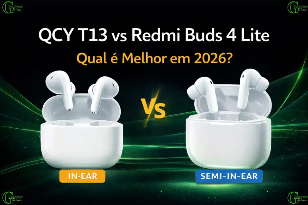 QCY T13 vs Redmi Buds 4 Lite: Qual Vale Mais a Pena?